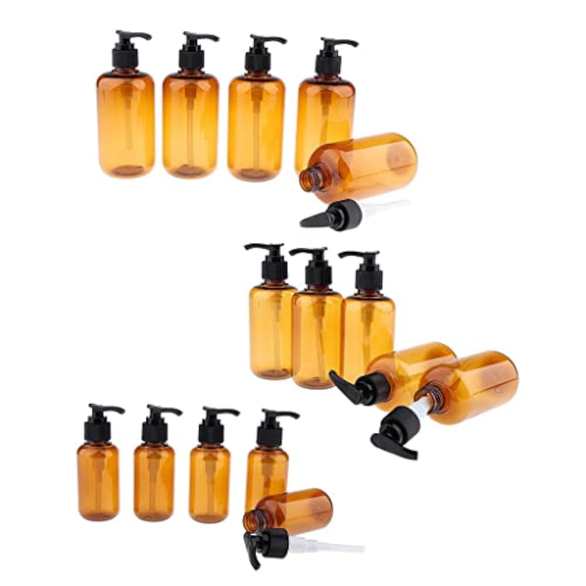 10pcs Refillable Shampoo Lotion Container Set, Travel Bottles